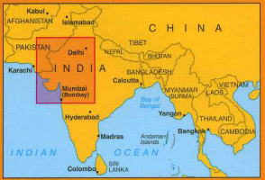 【T-MAPS】インド西部 India West