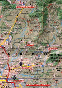 【T-MAPS】カトマンドゥ盆地 Around Kathmandu Valley