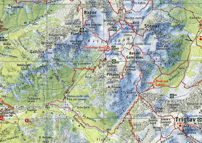 【T-MAPS】ユリアン・アルプス トリグラフ Julian Alps - Triglav National Park