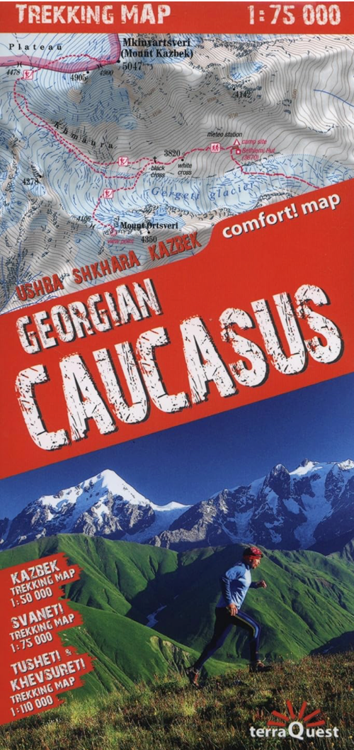 【T-MAPS】ジョージア・コーカサス Georgian Caucasus Ushba Shkhara Kazbek