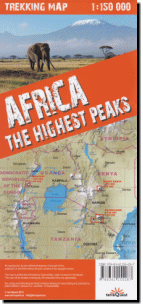 【T-MAPS】アフリカ高峰トレッキング・マップ Africa The Highest Peaks