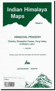 【T-MAPS】インド・ヒマラヤ4 ヒマチャル・プラデシュ Indian Himalaya Maps Sheet4 Himachal Pradesh