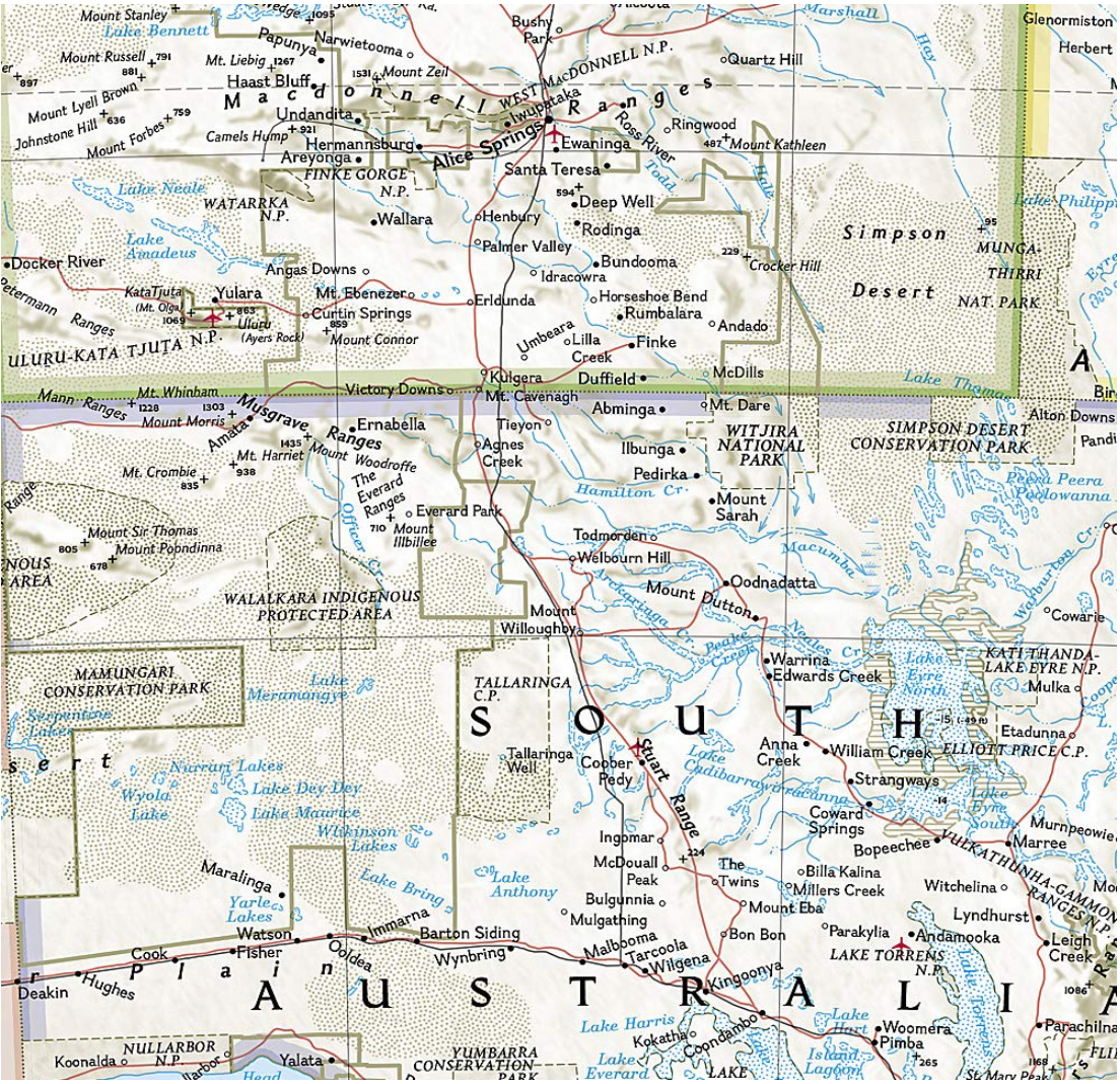 【T-MAPS】オーストラリア・ウォールマップ Australia Classic