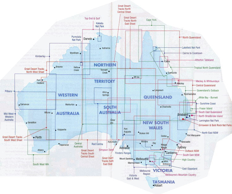 【T-MAPS】グレート・デザート・トラック 南西部 Great Desert Tracks South West Sheet