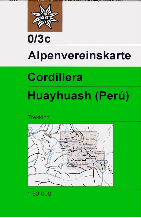 【T-MAPS】ワイワッシュ山群（ペルー） Cordillera Huayhuash (Peru)