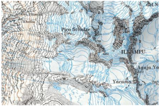 【T-MAPS】レアル山群北部（イリャンプ） Cordillera Real North (Illampu)