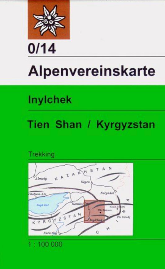 【T-MAPS】天山山脈西部 Inylchek Tien Shan