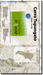 【T-MAPS】トゥプンガト1/5万 Cerro Tupungato