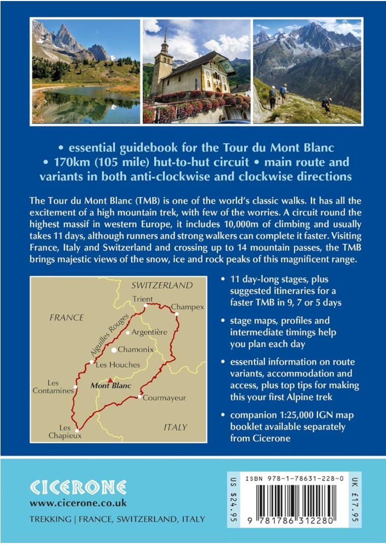 【T-MAPS】ツール・ド・モンブラン・ガイド Tour of Mont Blanc Trekking Guide