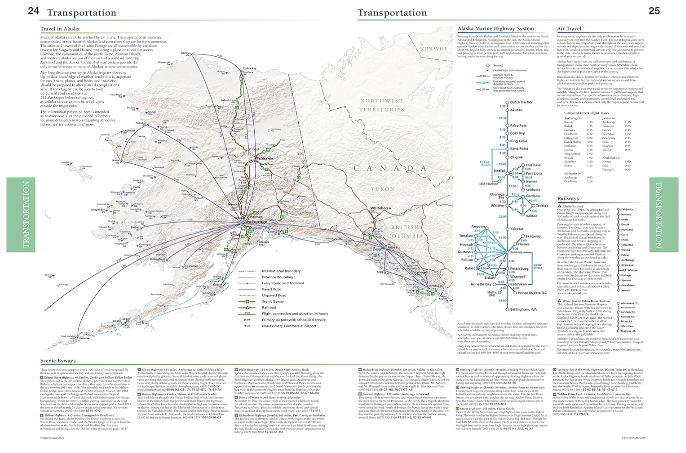 【T-MAPS】アラスカ州ロード＆レクリエーション・アトラス California Road & Recreation Atlas