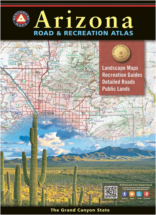 【T-MAPS】アリゾナ州ロード＆レクリエーション・アトラス Arizona Road & Recreation Atlas