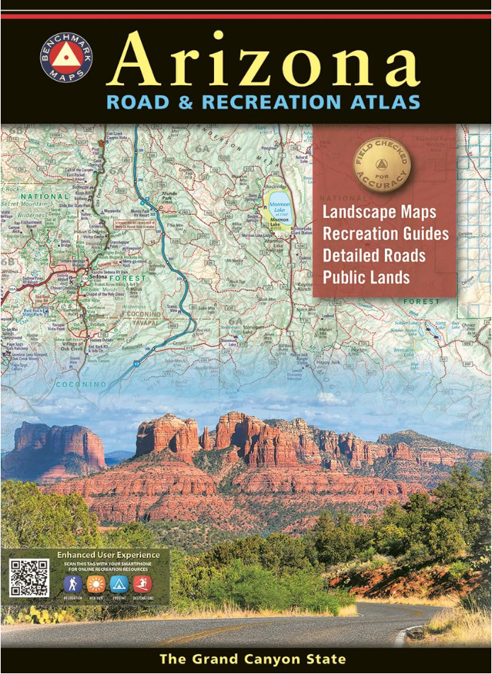 【T-MAPS】アリゾナ州ロード＆レクリエーション・アトラス Arizona Road & Recreation Atlas