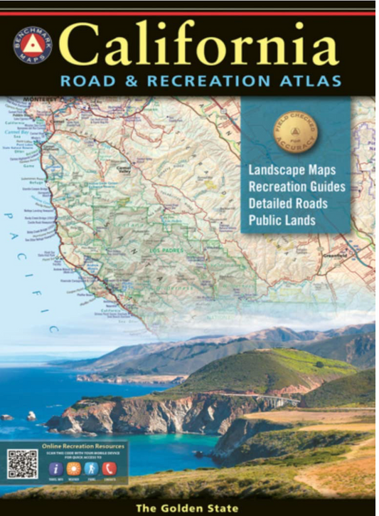 【T-MAPS】カリフォルニア州ロード＆レクリエーション・アトラス California Road & Recreation Atlas