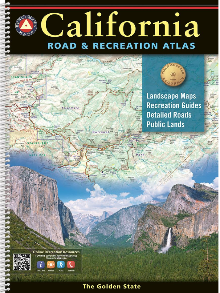 【T-MAPS】カリフォルニア州ロード＆レクリエーション・アトラス California Road & Recreation Atlas