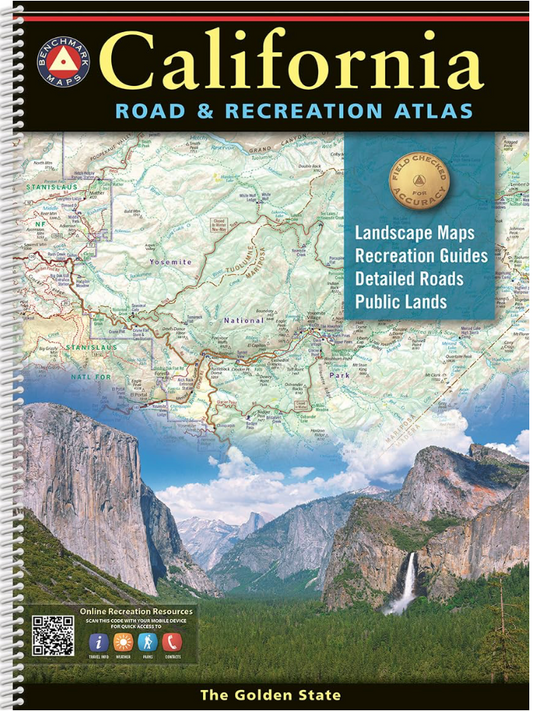 【T-MAPS】カリフォルニア州ロード＆レクリエーション・アトラス California Road & Recreation Atlas