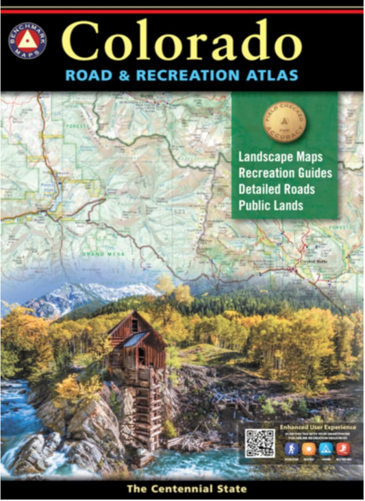 【T-MAPS】コロラド州ロード＆レクリエーション・アトラス Colorado Road & Recreation Atlas