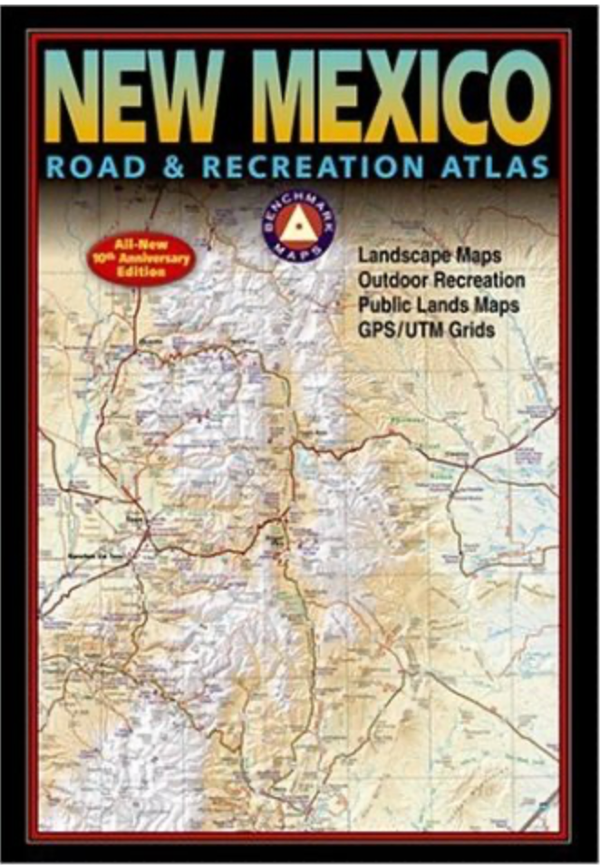 【T-MAPS】ニューメキシコ州ロード＆レクリエーション・アトラス New Mexico Road & Recreation Atlas