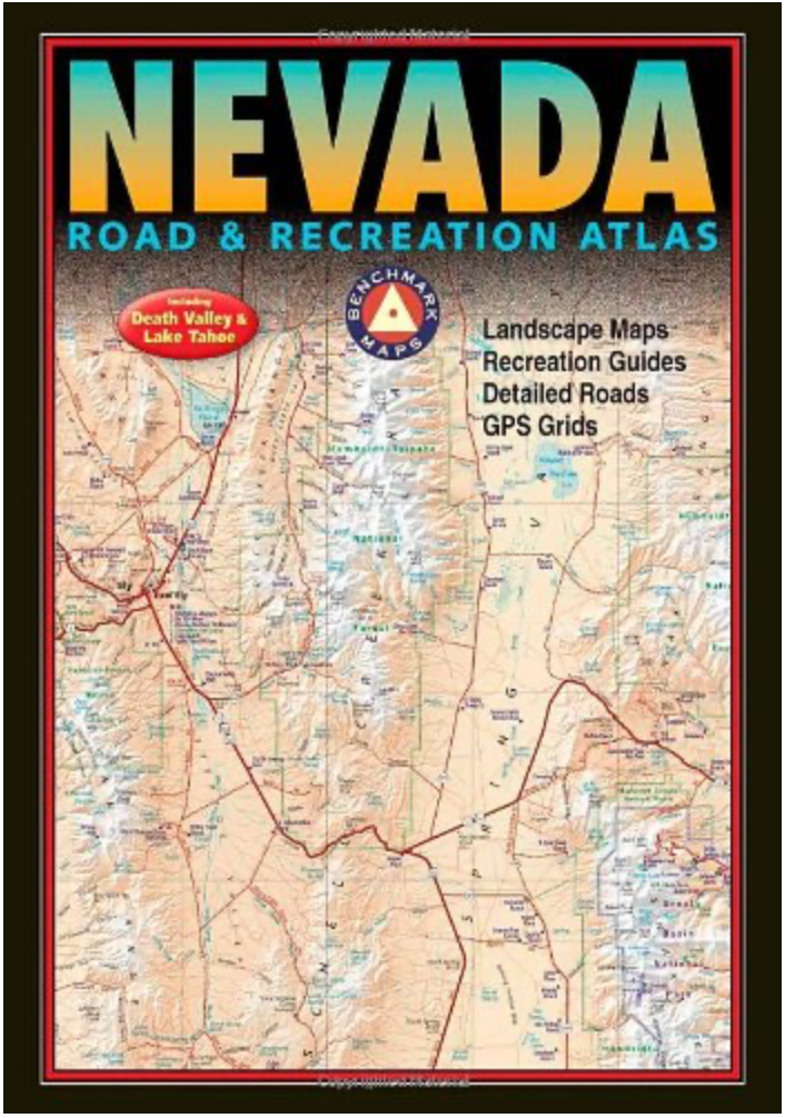 【T-MAPS】ネバダ州ロード＆レクリエーション・アトラス Nevada Road & Recreation Atlas