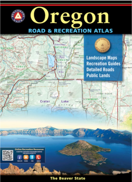 【T-MAPS】オレゴン州ロード＆レクリエーション・アトラス Oregon Road & Recreation Atlas