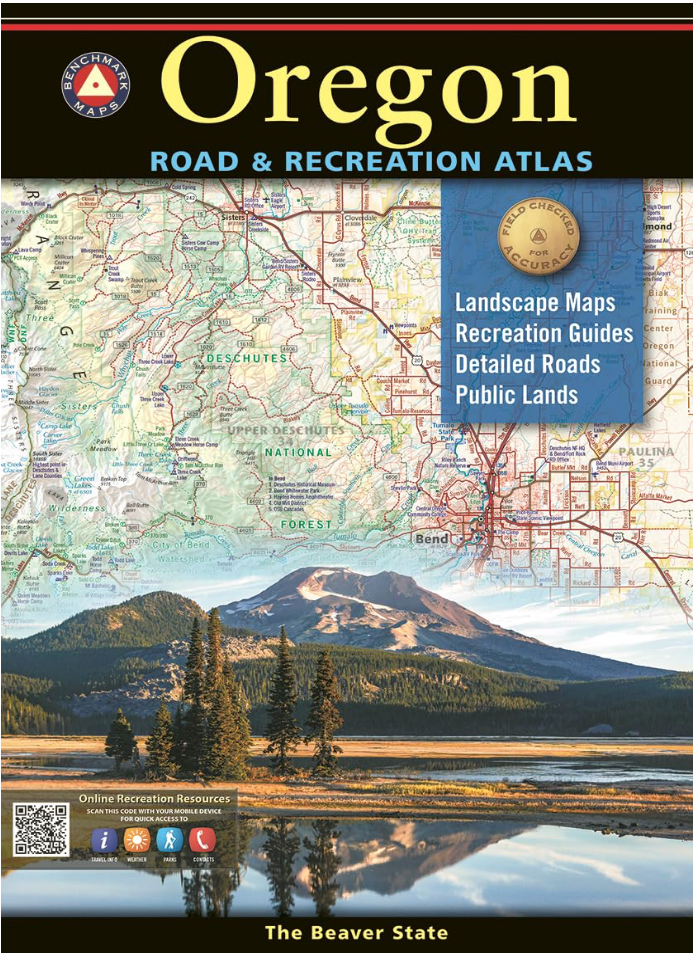 【T-MAPS】オレゴン州ロード＆レクリエーション・アトラス Oregon Road & Recreation Atlas
