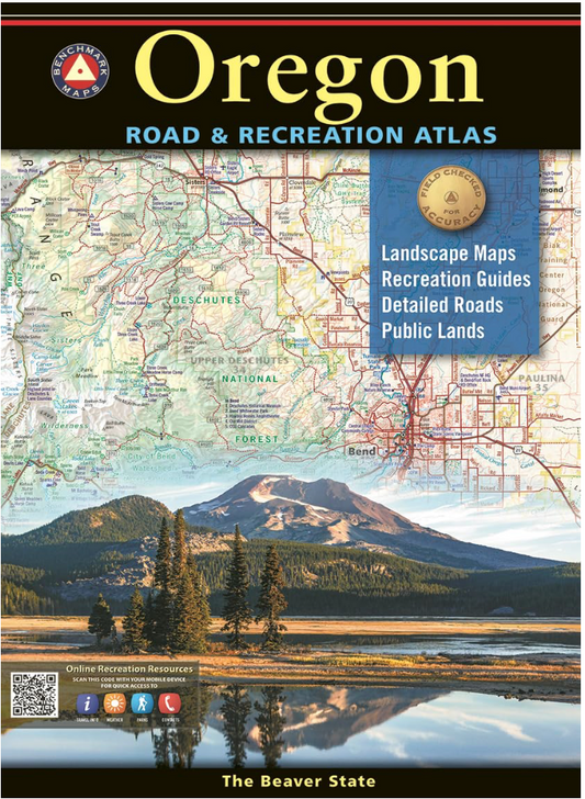 【T-MAPS】オレゴン州ロード＆レクリエーション・アトラス Oregon Road & Recreation Atlas