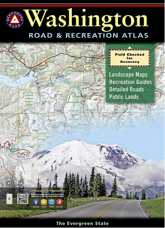 【T-MAPS】ワシントン州ロード＆レクリエーション・アトラス Washington Road & Recreation Atlas