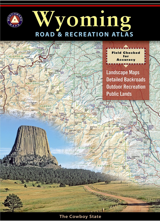 【T-MAPS】ワイオミング州ロード＆レクリエーション・アトラス Wyoming Road & Recreation Atlas