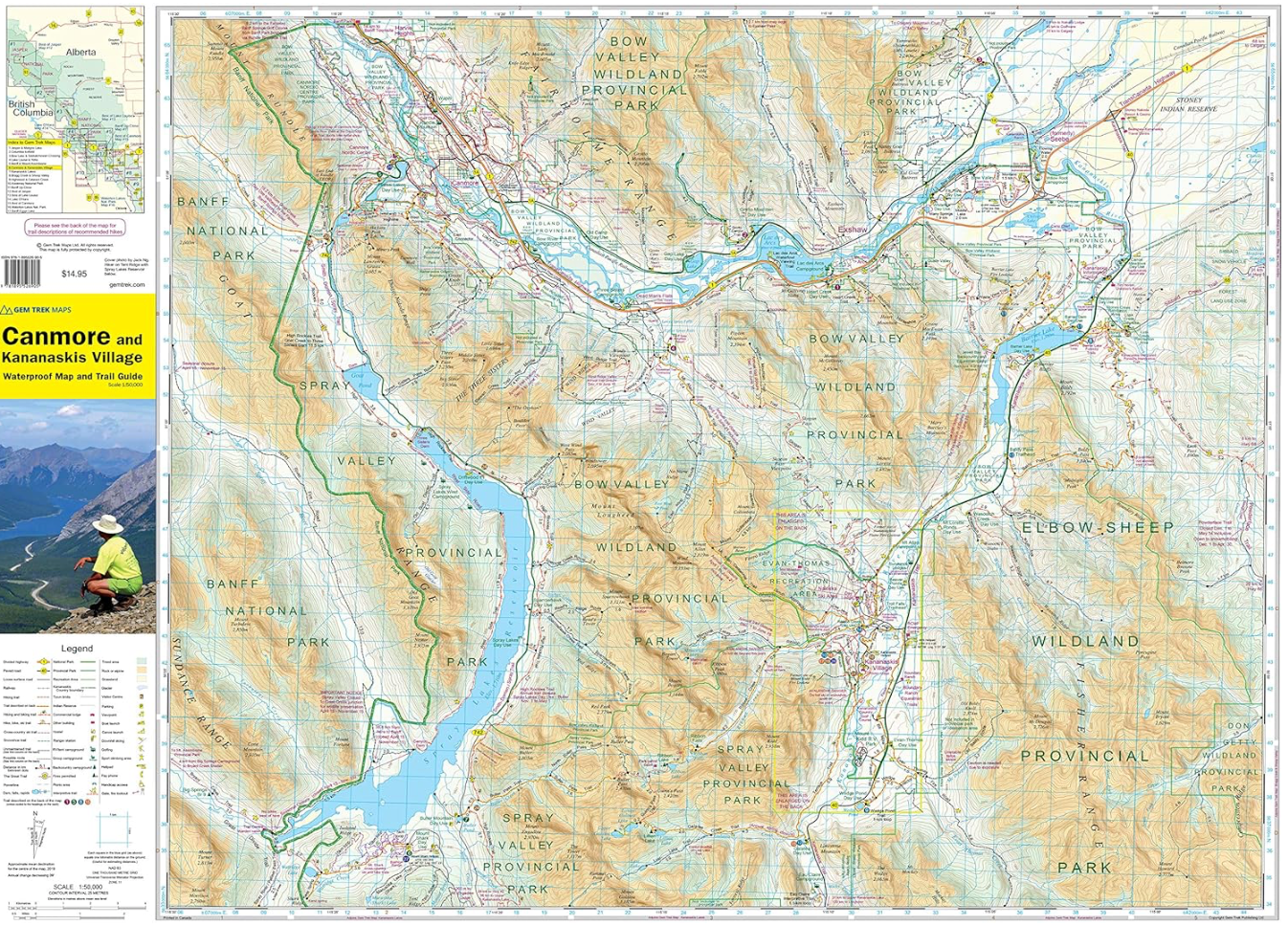 【T-MAPS】ケンモア・カナナスキヴィレッジ Canmore and Kananaskis Village