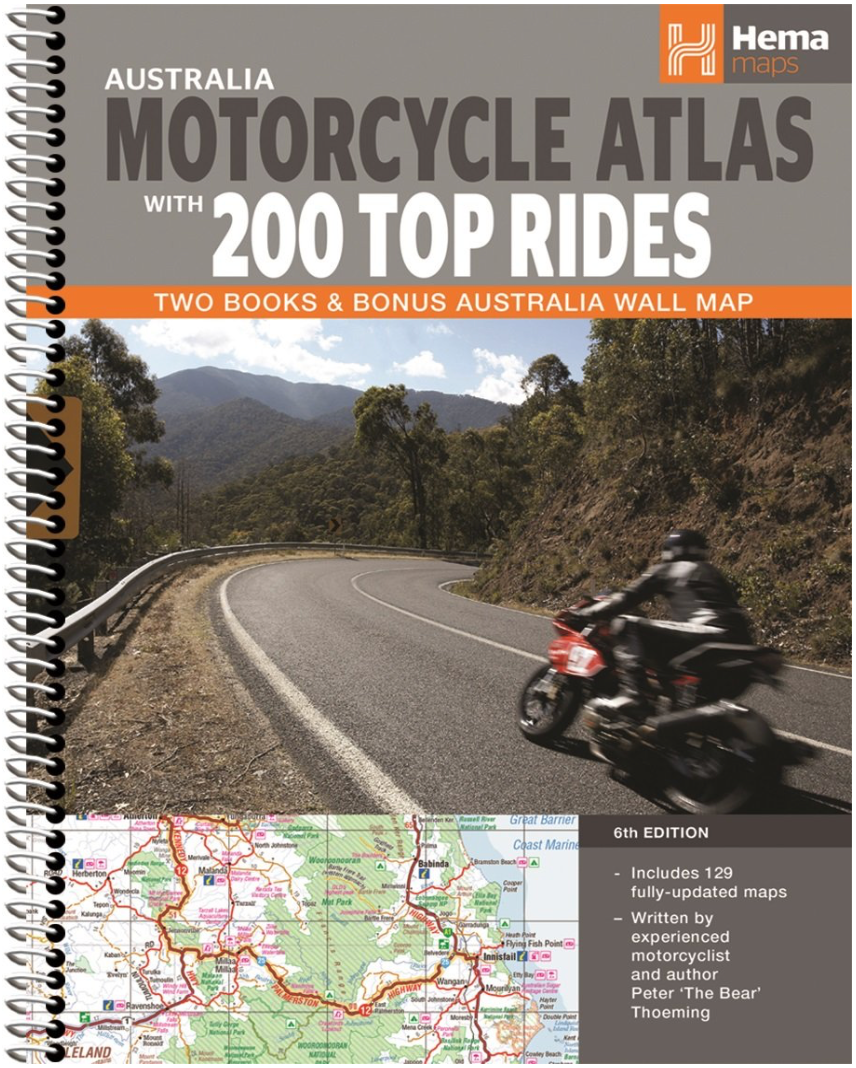 【T-MAPS】オーストラリア・モーターサイクル・アトラス Australia Motorcycle Atlas with 200 Top Rides