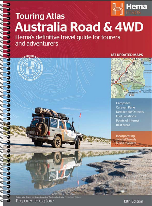 【T-MAPS】オーストラリア・ロード&4WDツーリング・アトラス Australia Road & 4WD Touring Atlas