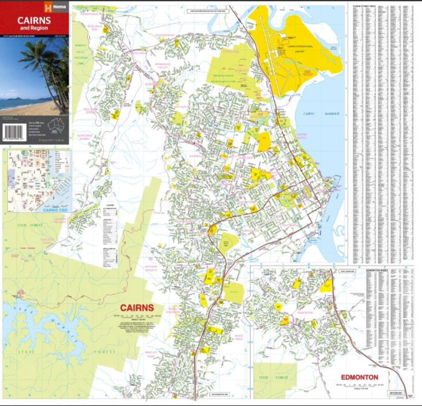 【T-MAPS】ケアンズ、周辺マップ Cairns and Region