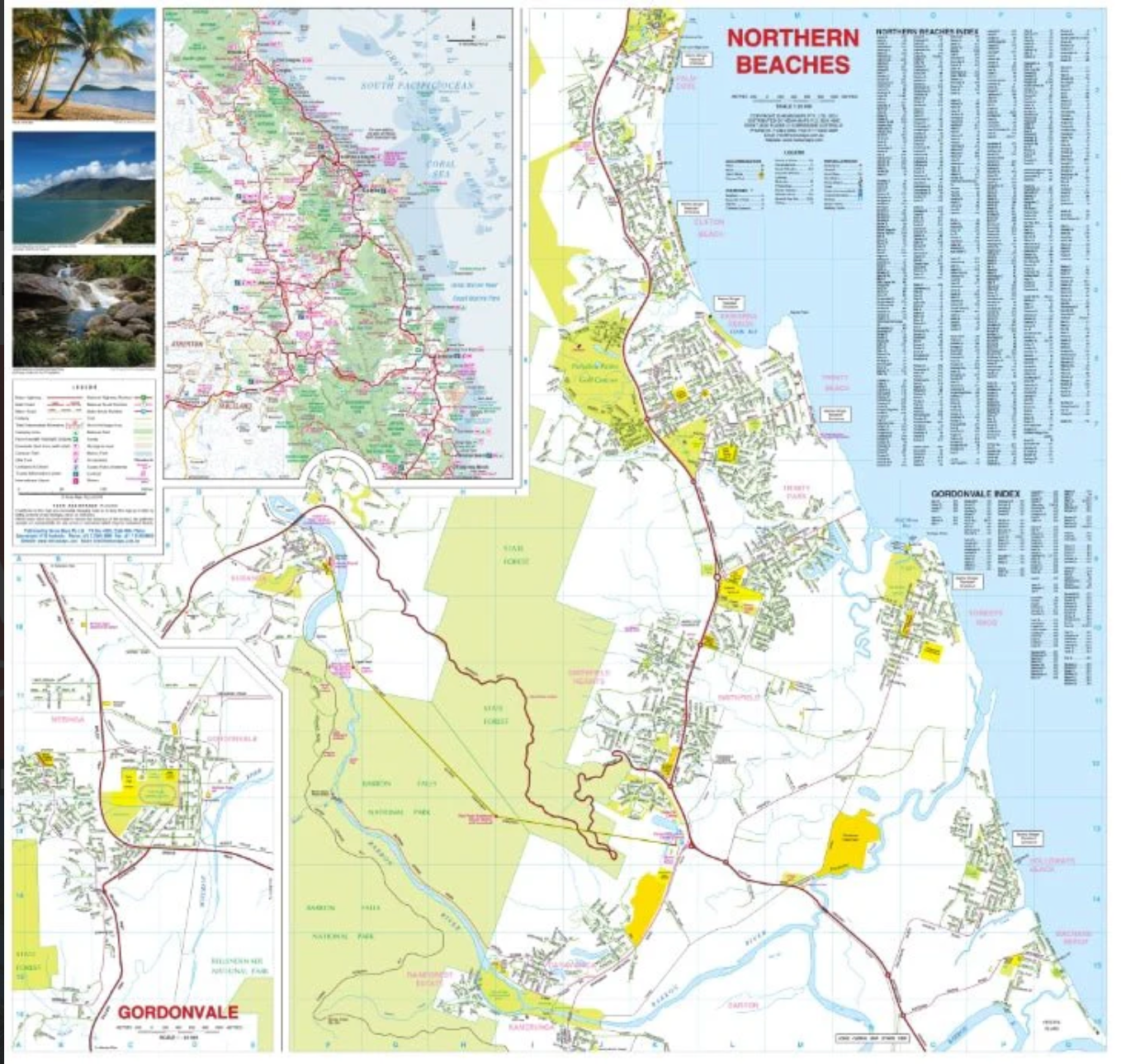 【T-MAPS】ケアンズ、周辺マップ Cairns and Region