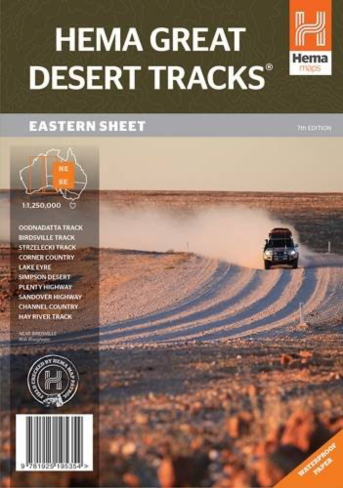 【T-MAPS】グレート・デザート・トラック東部  Great Desert Tracks Eastern Sheet