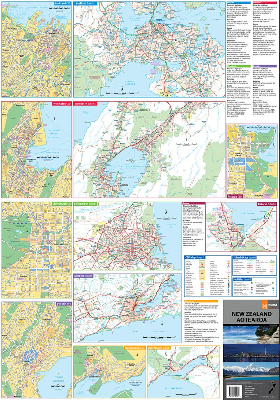 【T-MAPS】ニュージーランド・アオテアロア　New Zealand Aotearoa