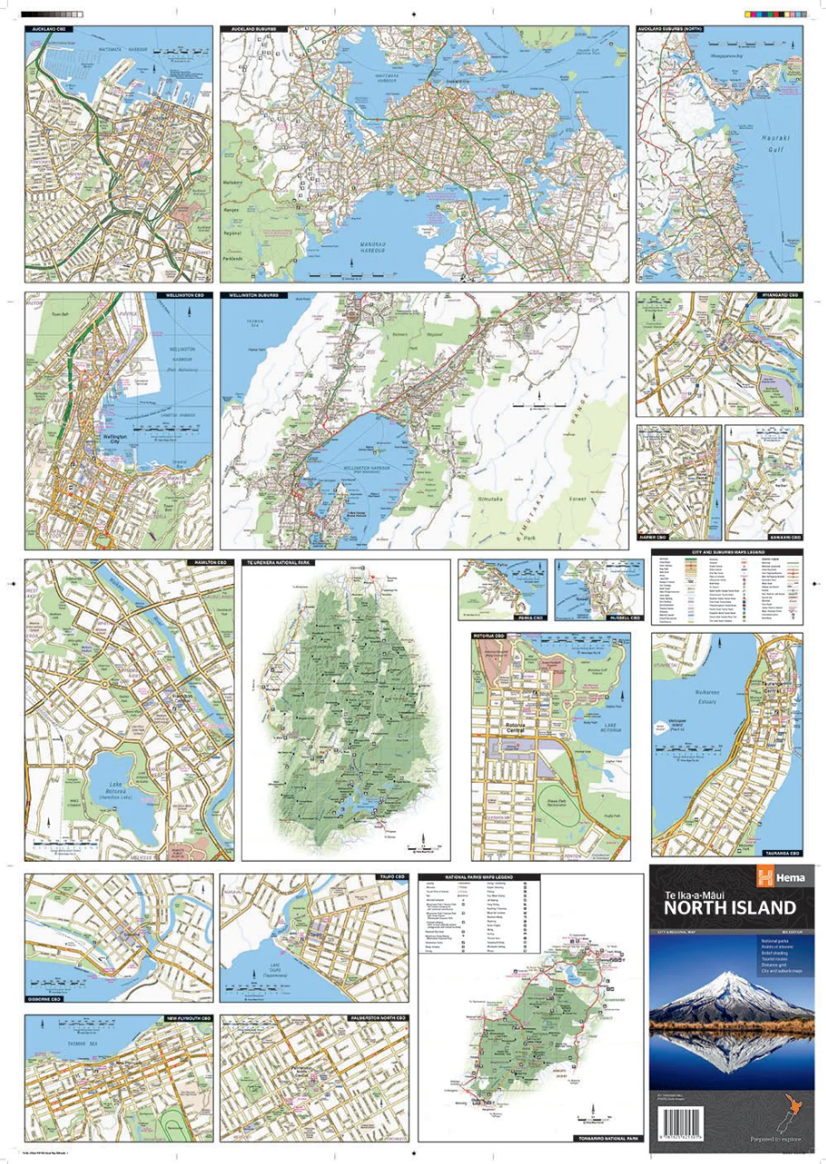 【T-MAPS】ニュージーランド北島　North Island