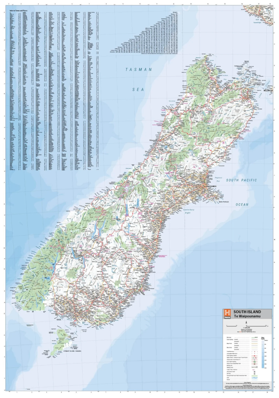 【T-MAPS】ニュージーランド南島　South Island