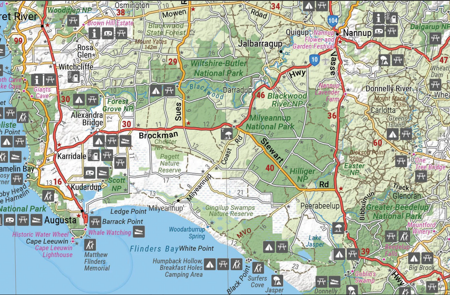 【T-MAPS】ウェスタン・オーストラリア南西部 South West Western Australia