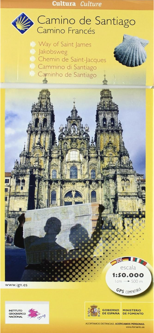 【T-MAPS】サンティアゴ巡礼完全マップセット　Camino de Santiago Camino Frances