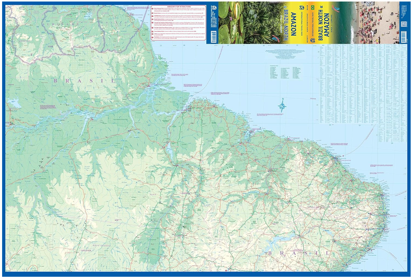 【T-MAPS】アマゾン&ブラジル北部 Amazon & Brazil North