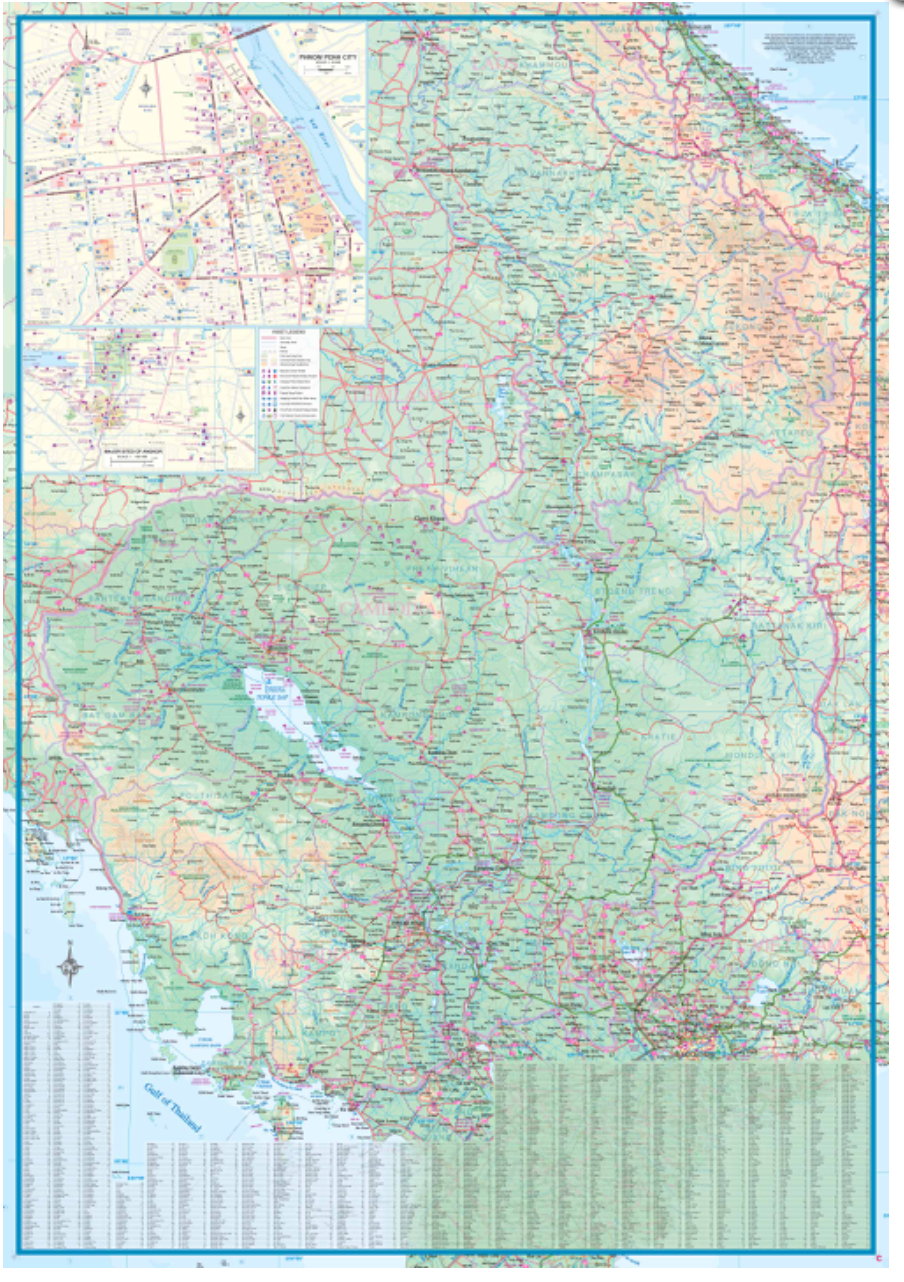 【T-MAPS】カンボジア、ラオス Cambodia & Laos