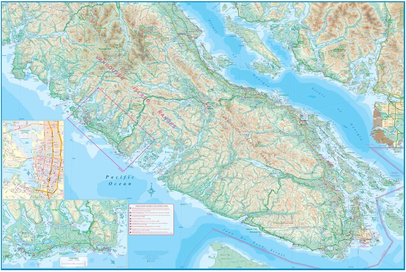 【T-MAPS】バンクーバー島 Vancouver Island