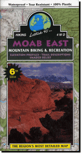 【T-MAPS】モアブ東部ＭＴＢ Moab East Mountain Biking & Recreation