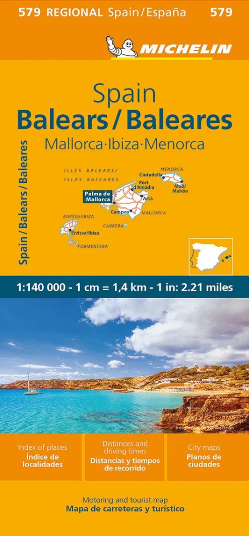 【T-MAPS】スペイン・マジョルカ、イビサ Michelin Baleares