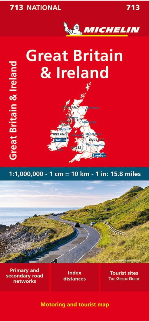 【T-MAPS】ミシュラン・英国・アイルランド Michelin Great Britain & Ireland