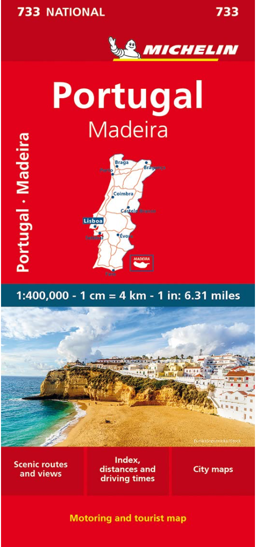 【T-MAPS】ミシュラン・ポルトガル&マデイラ Portugal & Madeira