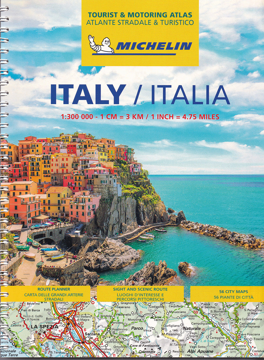 【T-MAPS】ミシュラン・アトラス・イタリア Michelin Tourist & Motoring Atlas Italy 2025