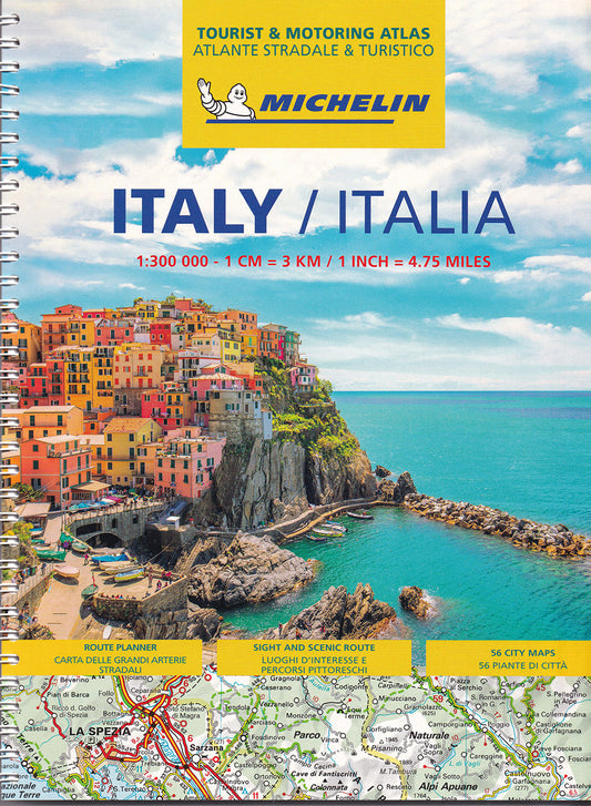 【T-MAPS】ミシュラン・アトラス・イタリア Michelin Tourist & Motoring Atlas Italy 2025