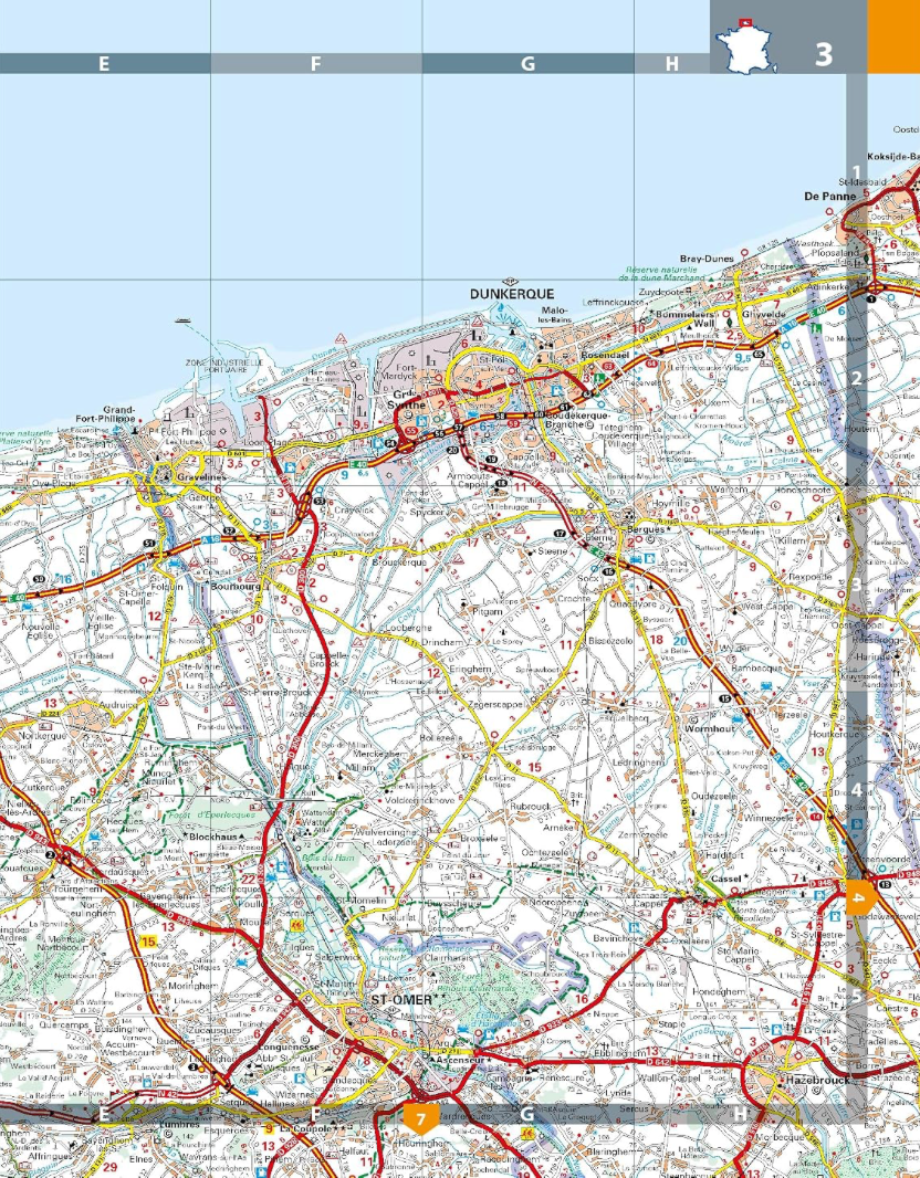 【T-MAPS】ミシュラン・アトラス・フランス Michelin Tourist & Motoring Atlas France 2026