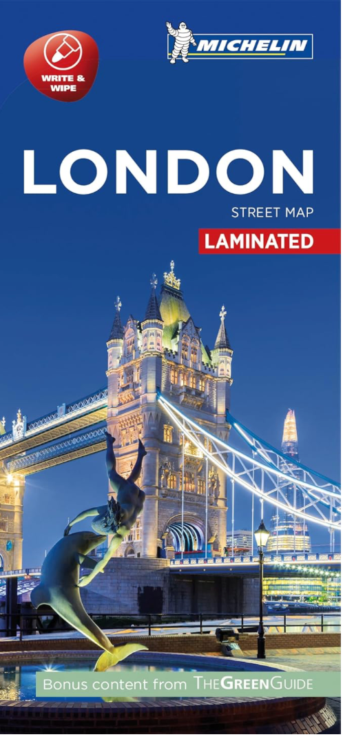 【T-MAPS】ミシュラン・ロンドン・ストリートマップ Michelin London Street Map