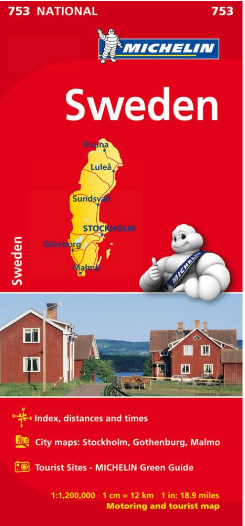 【T-MAPS】ミシュラン・スウェーデン Michelin Sweden